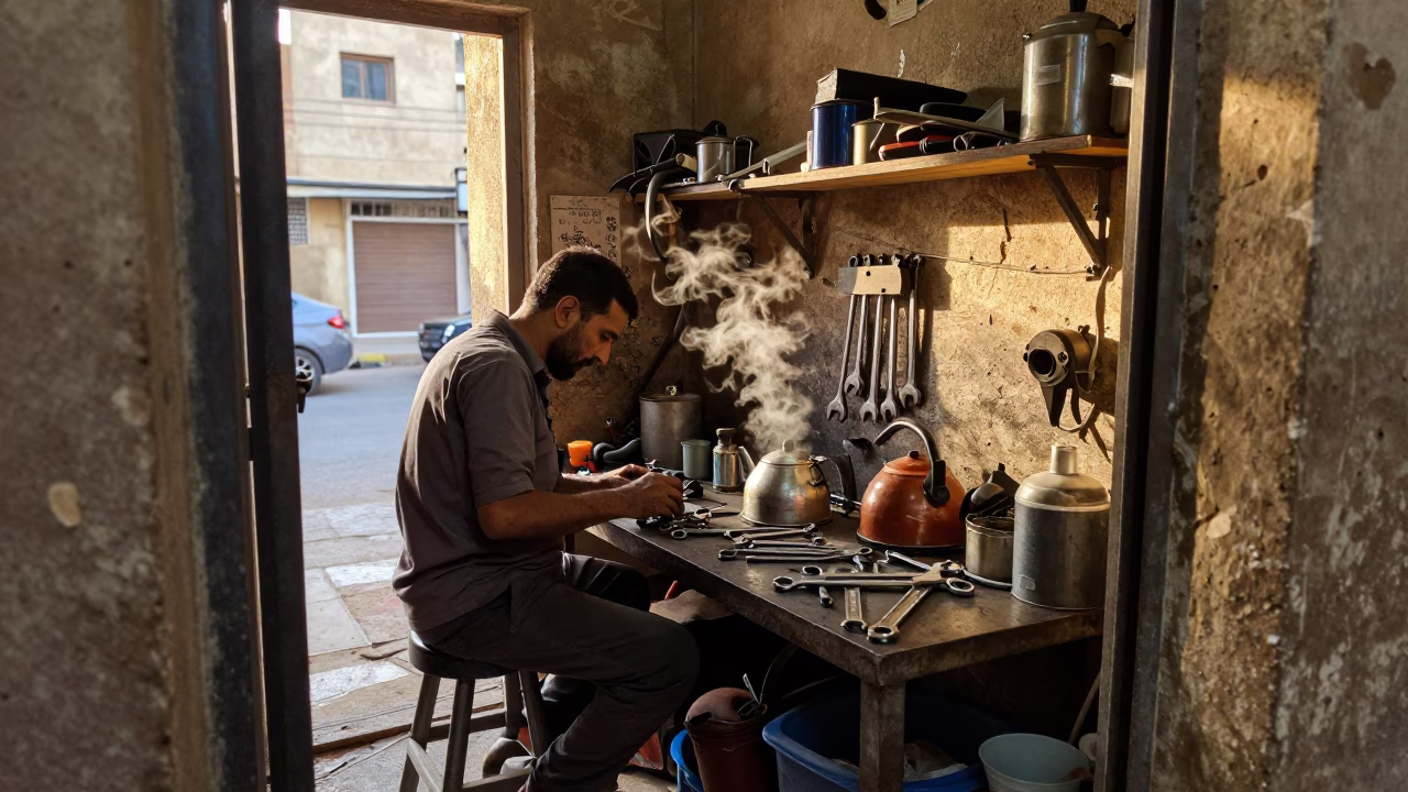 Mechanic's Workbench in Cairo in in Cairo, Egypt