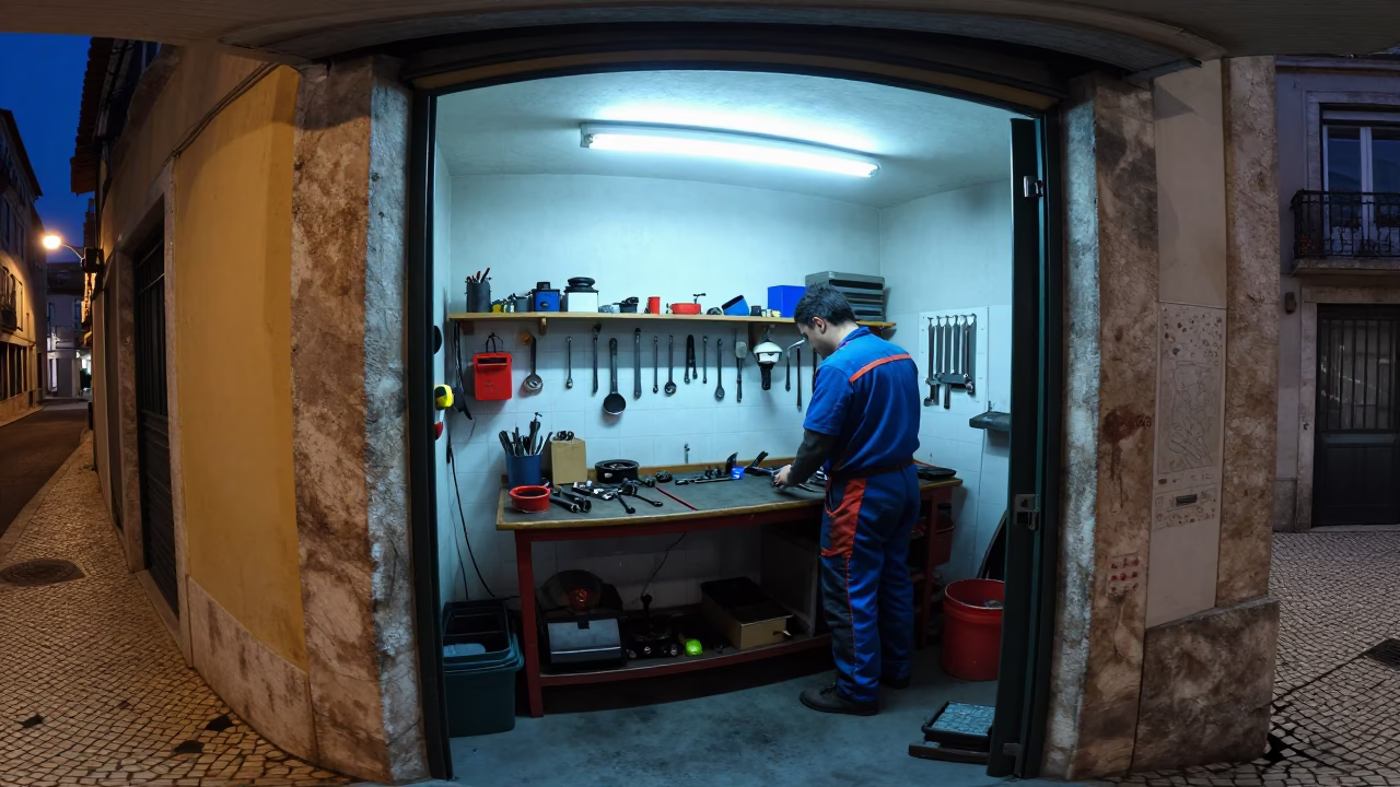 Mechanic's Workbench in Lisbon in in Lisbon, Portugal