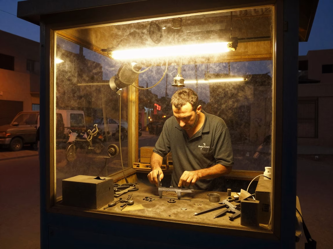 Mechanic's Workbench in Luxor in in Luxor, Egypt