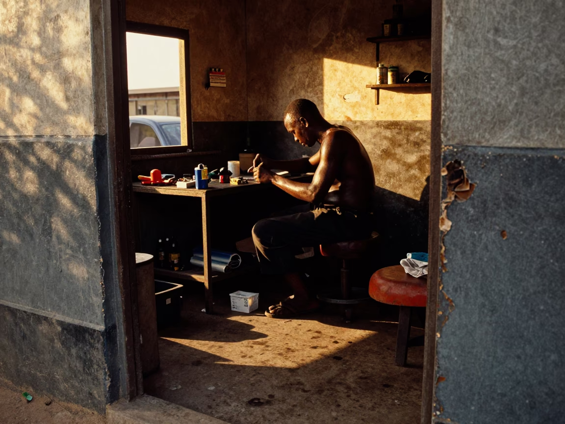 Mechanic Working in Dakar in in Dakar, Senegal