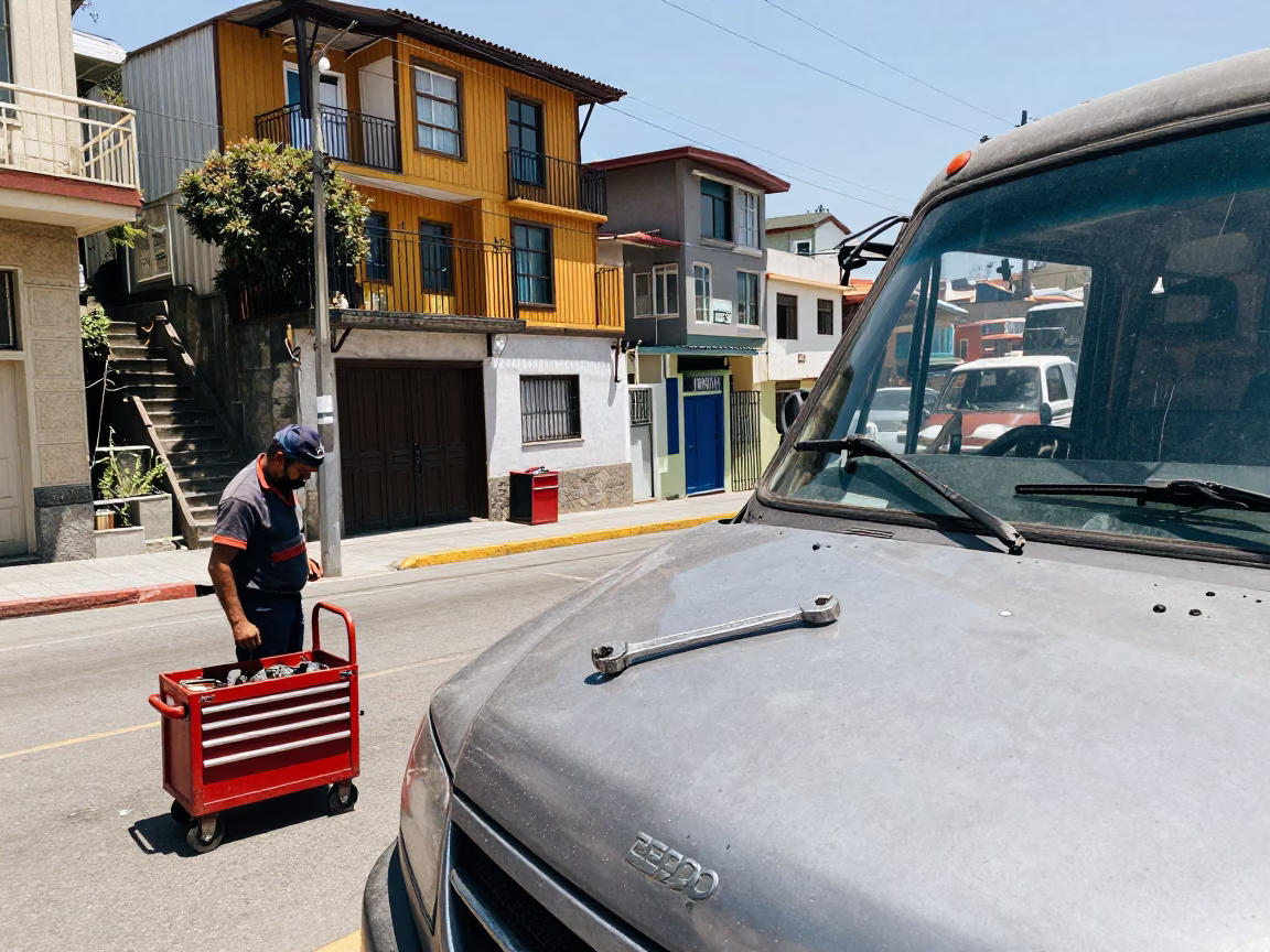 Mechanic Working in Valparaiso in in Valparaiso, Chile