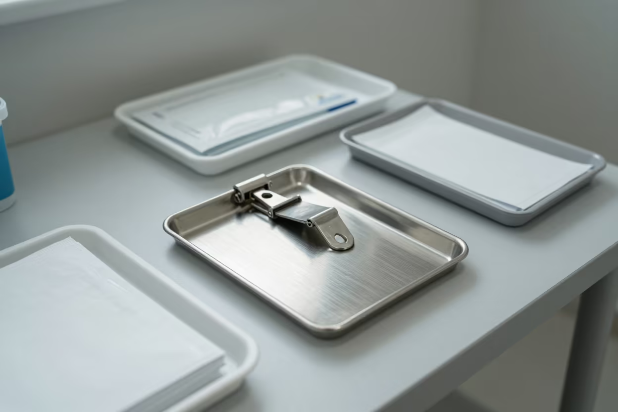 Medical Privacy Screen Latch Kit Clinic Exam Room in inside a clinic exam room in Morelia