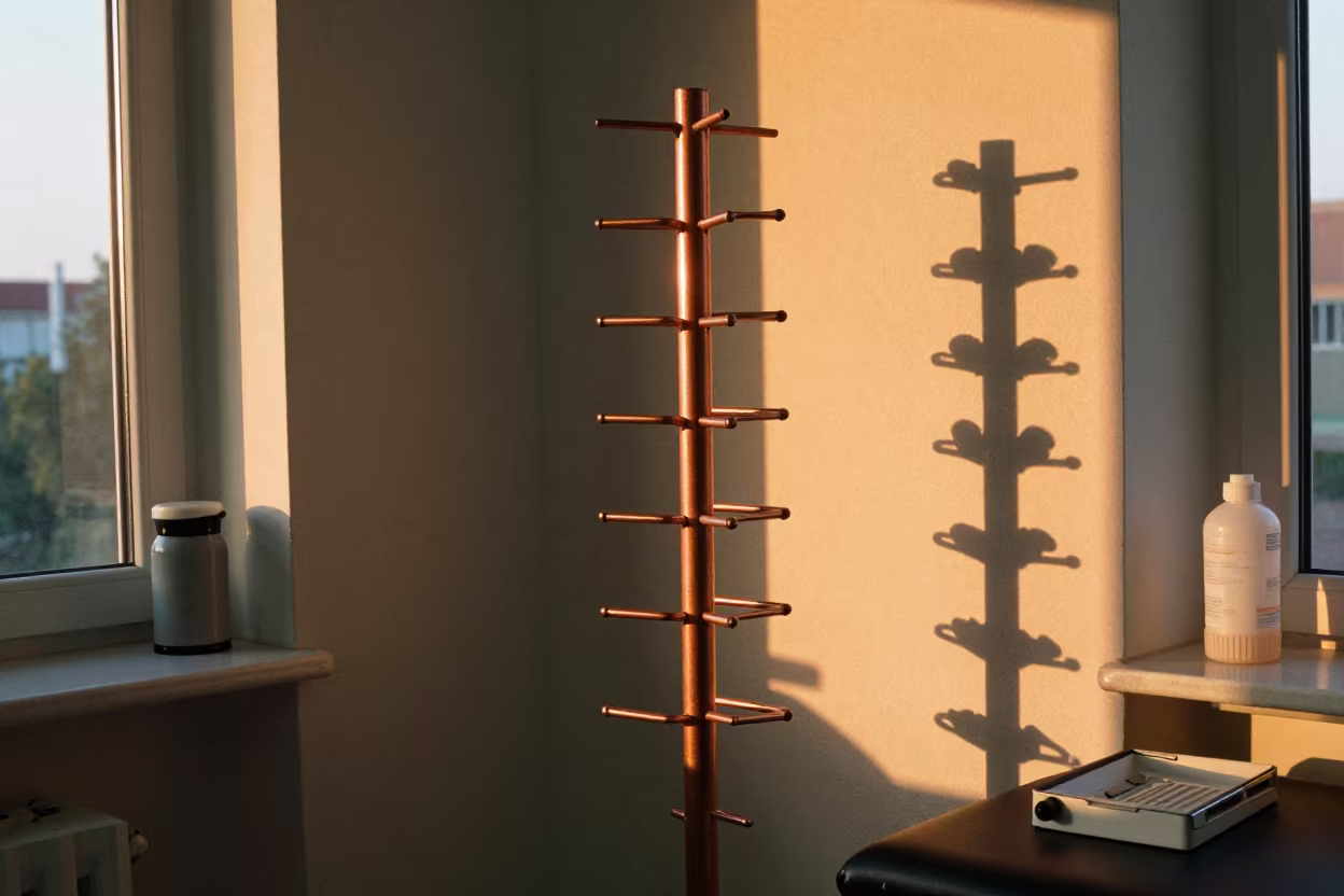 Medical Shoe Rack in Warsaw Rehab Room in inside a rehabilitation therapy room in Warsaw