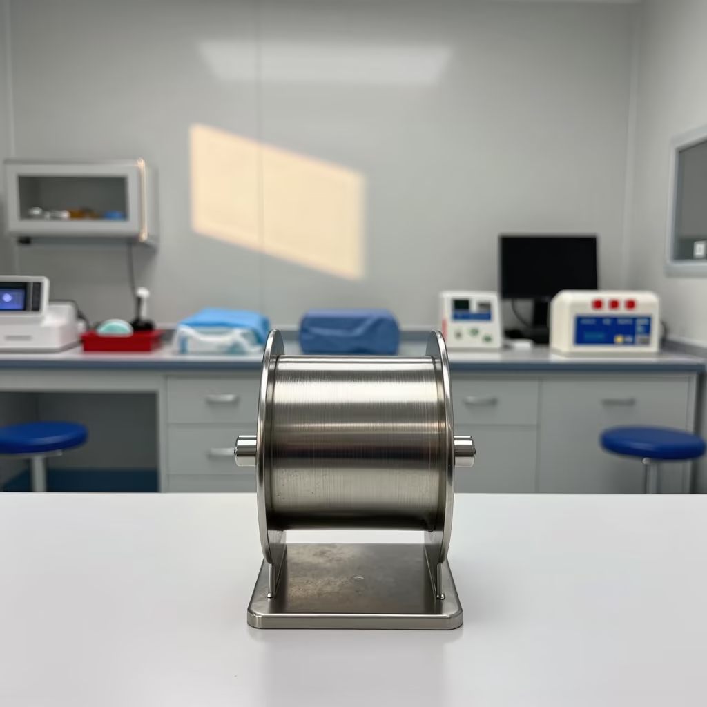 Medical Specimen Chain Label Reel in Oran Surgical Prep in in a surgical prep area in Oran