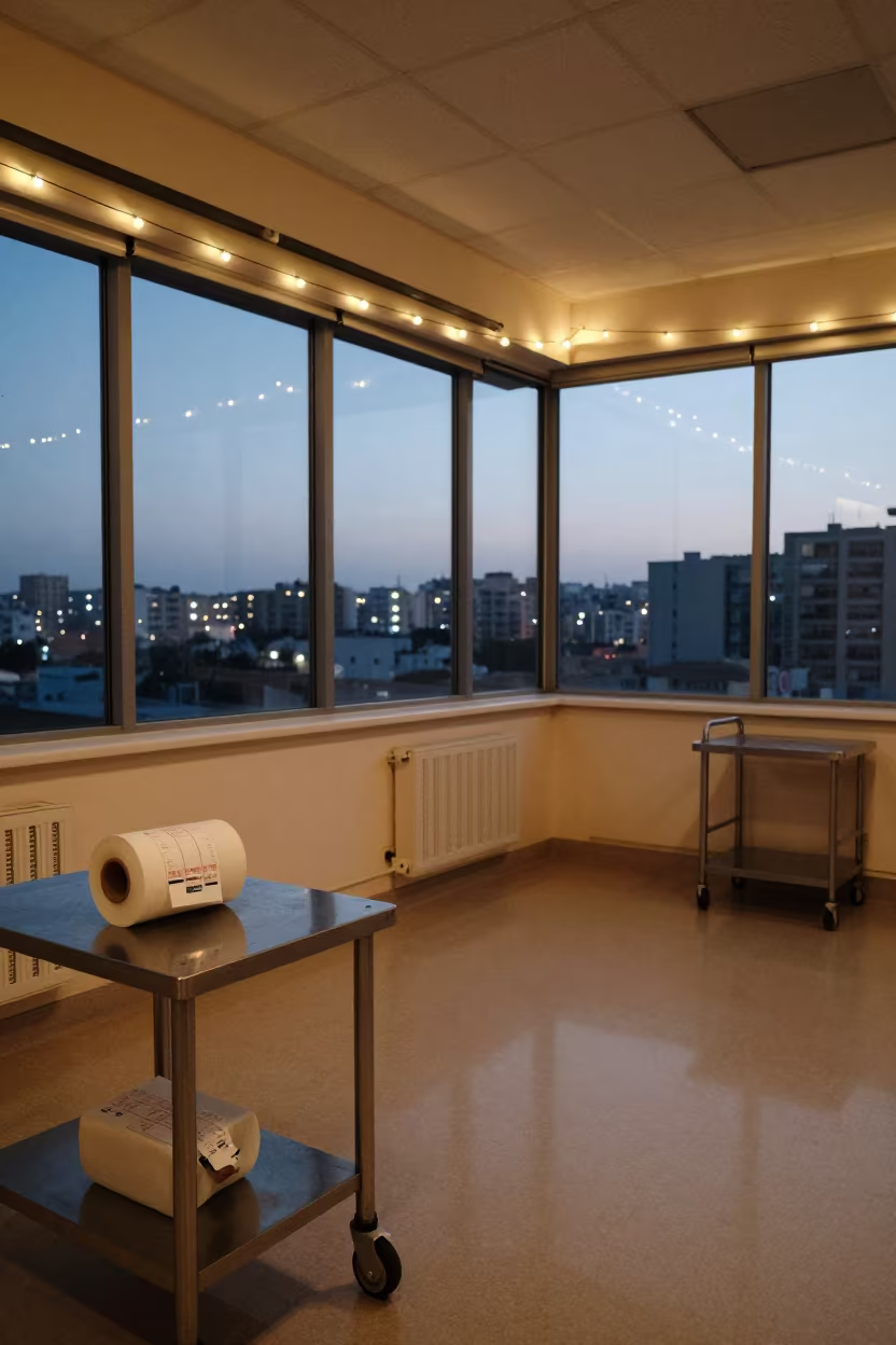 Medical Specimen Roll in Tyre Imaging Suite in inside an imaging suite in Tyre