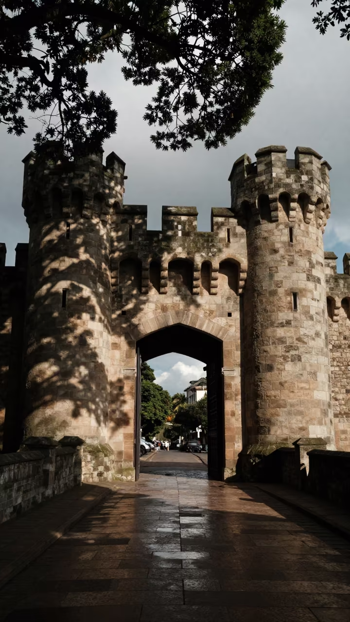 Medieval Gate in Belo Horizonte Skylight in inside a skylit passageway in Belo Horizonte