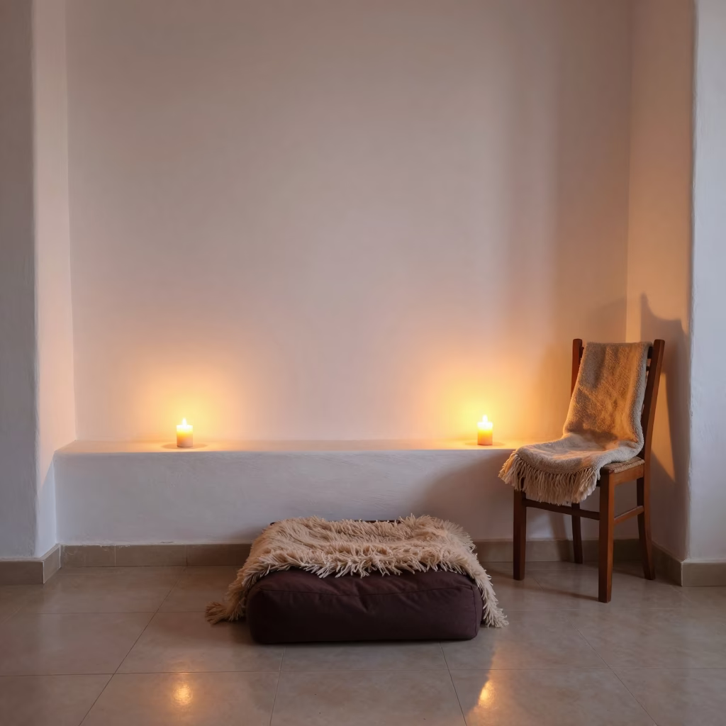 Meditation Cushion in Setif Breakfast Nook in in a breakfast nook in Setif