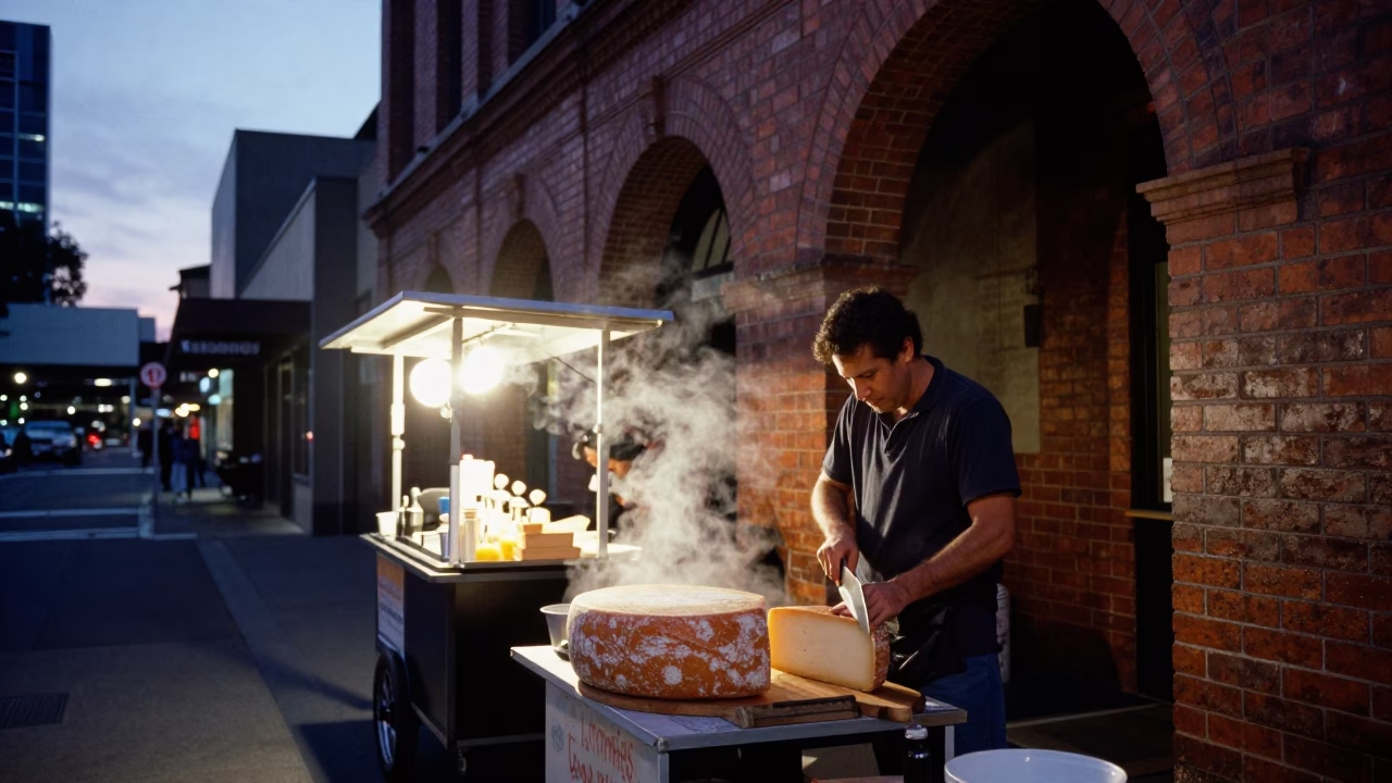 Melbourne Jam Twilight at Blue Hour in in Melbourne, Victoria, Australia