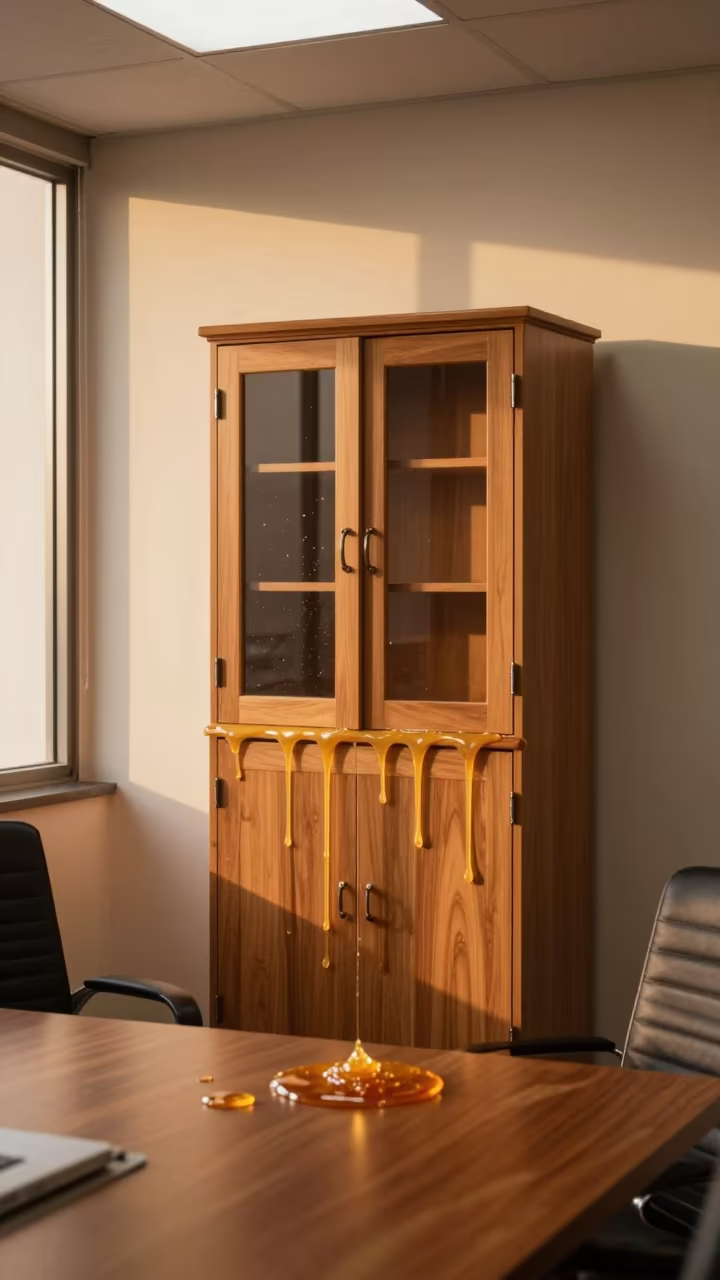 Melting Cabinet in Tiruchirappalli Boardroom in at a boardroom table before a meeting near Tiruchirappalli