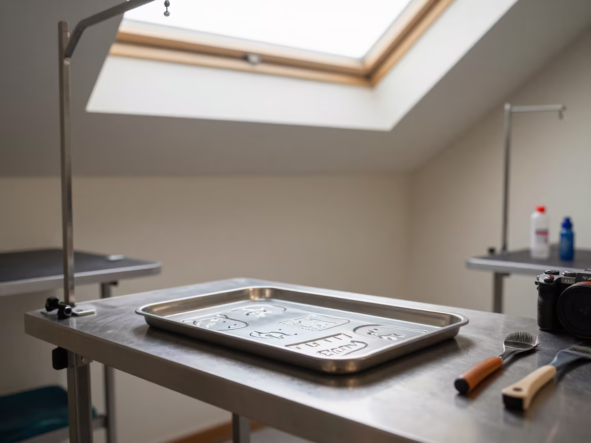 Memorial Tray in Nanning Grooming Bay in inside a grooming bay in Nanning