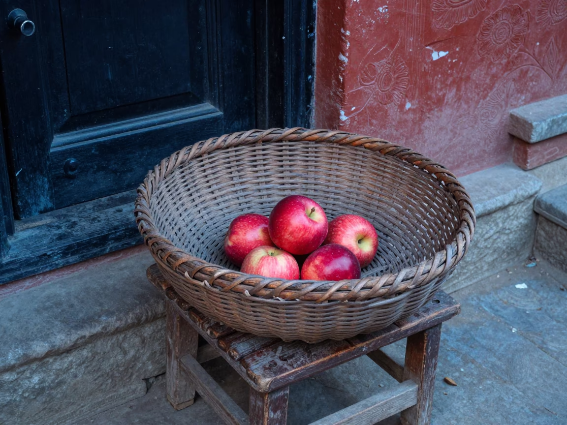 Mending Basket in Kathmandu in in Kathmandu, Nepal