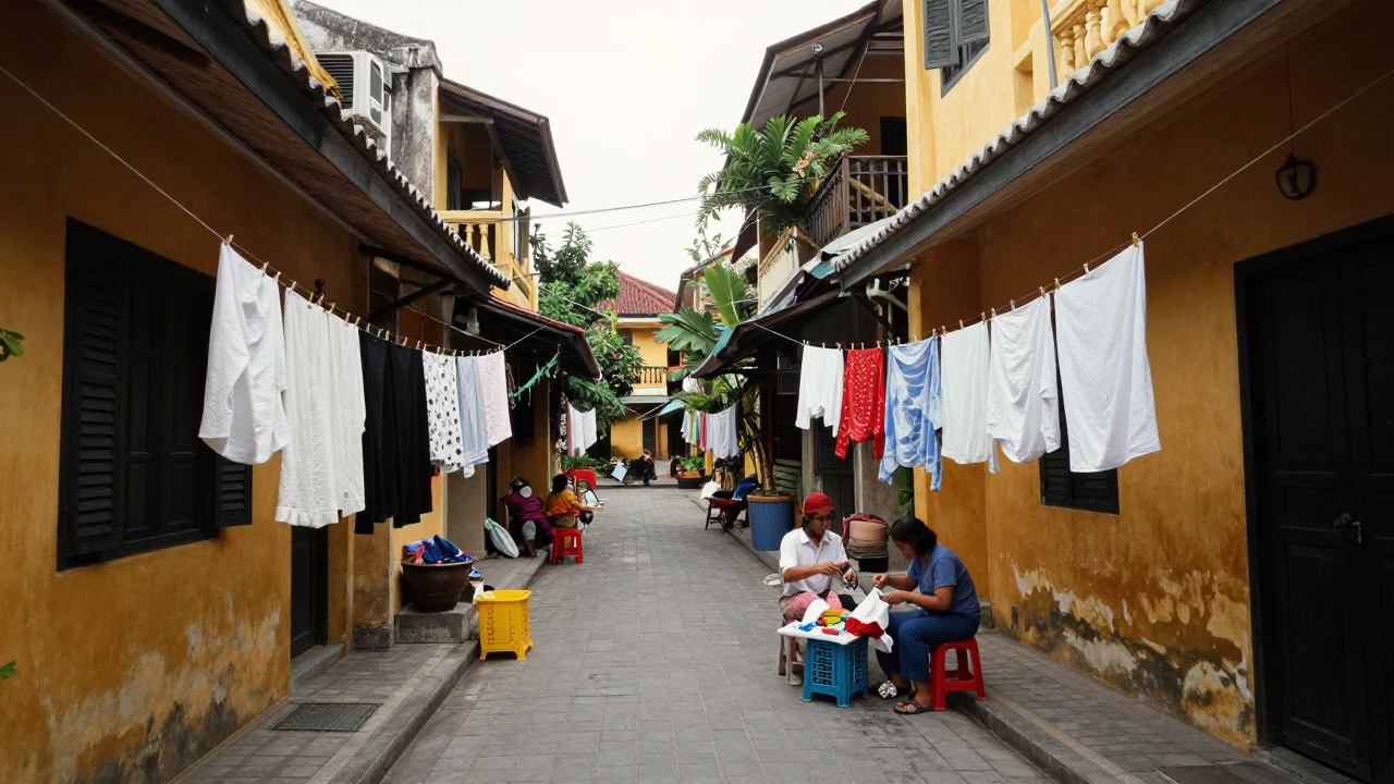 Mending in Hoi An in in Hoi An, Vietnam
