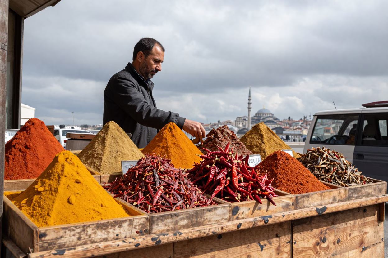 Merchant Counter in Istanbul in in Istanbul, Turkey
