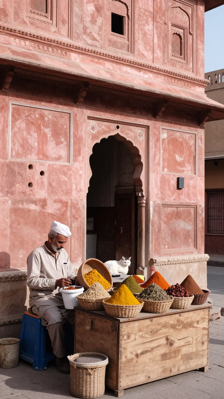 Merchant Stall in Jaipur in in Jaipur, India