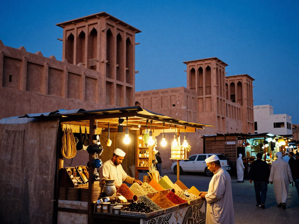 Merchant Stall in Muscat in in Muscat, Oman