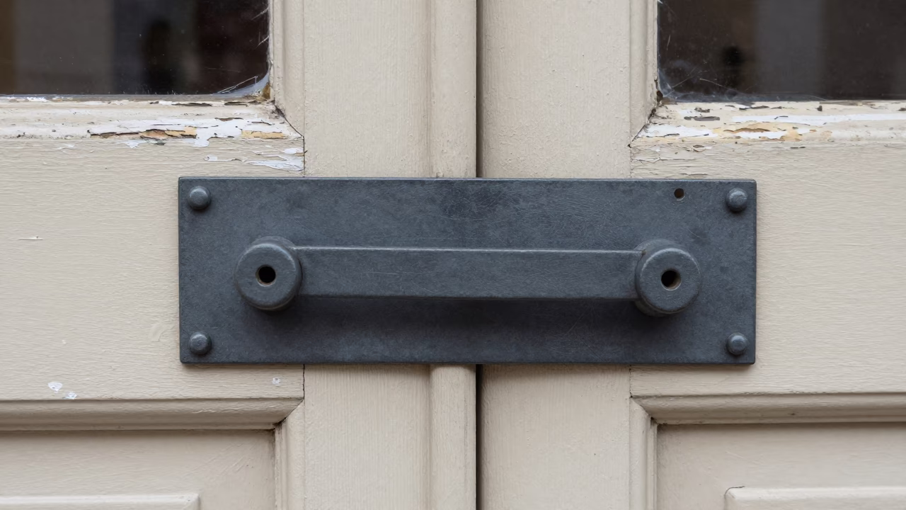 Metal Deadbolt in London in in London, United Kingdom
