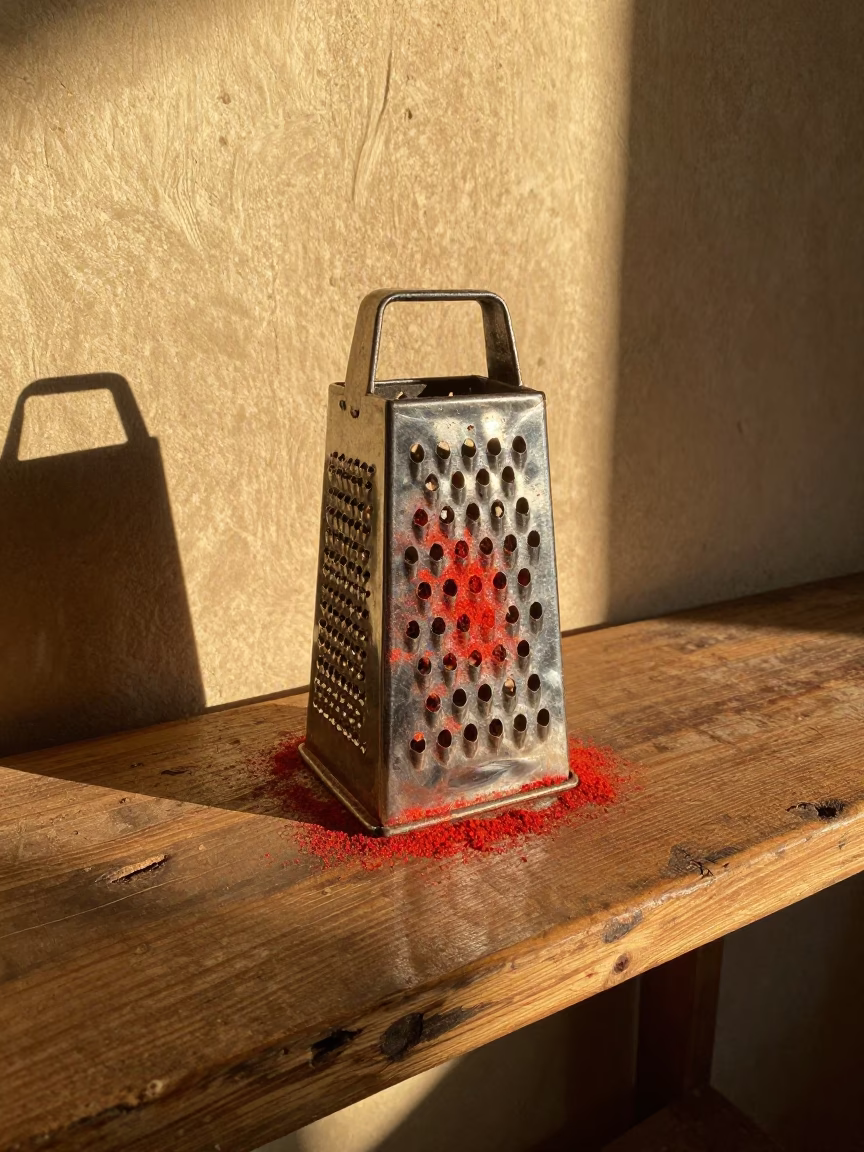 Metal Grater in Oaxaca in in Oaxaca, Mexico