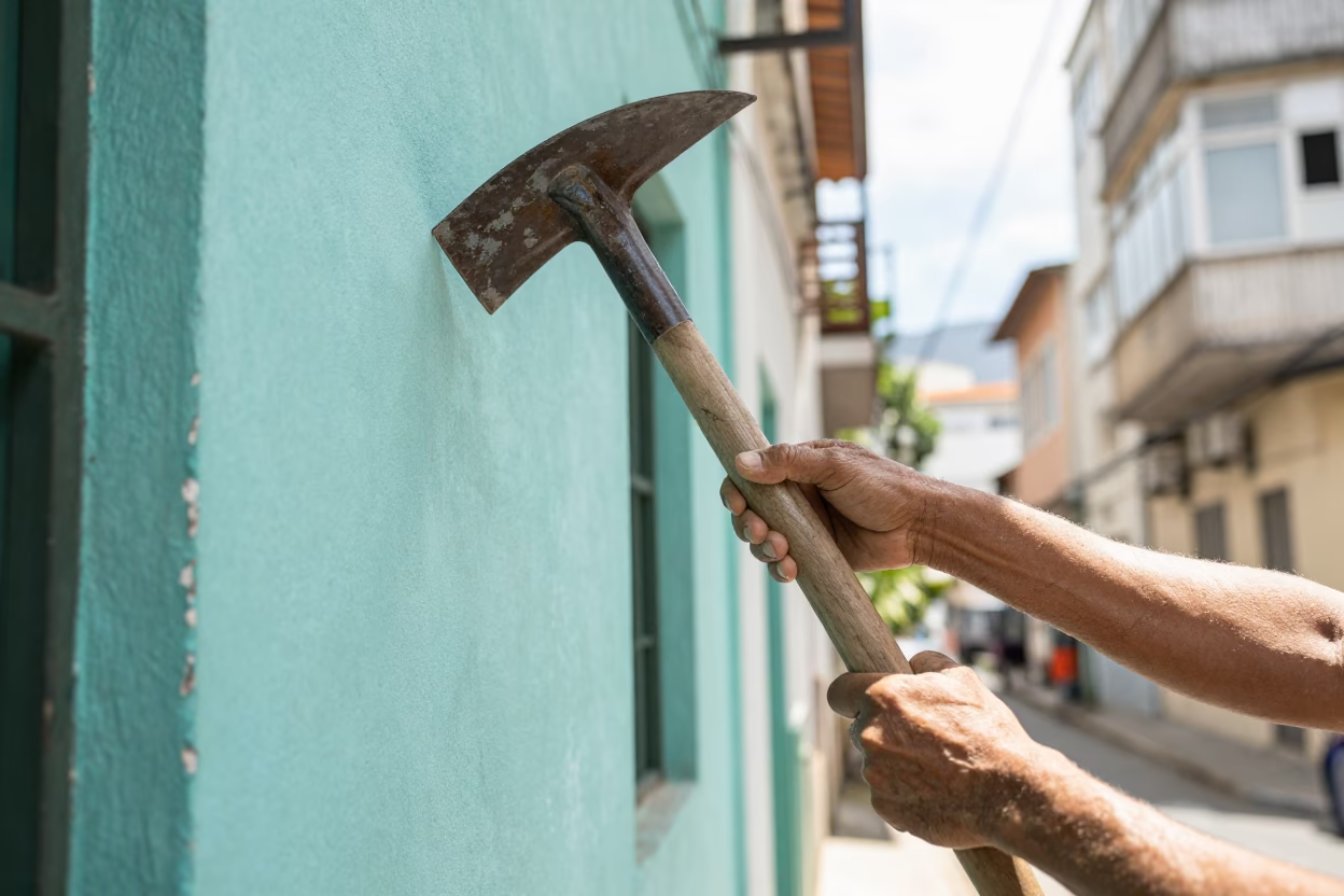 Metal Hoe in Rio De Janeiro in in Rio de Janeiro, Brazil