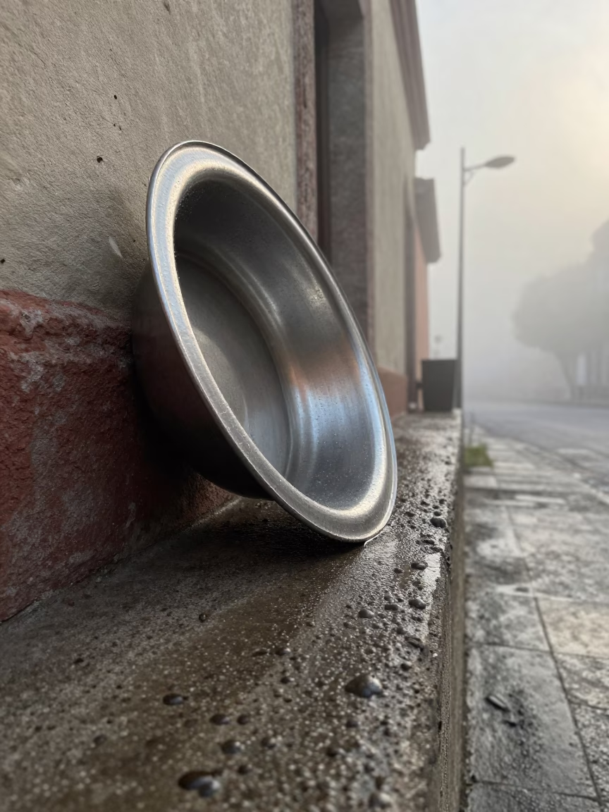Metal Rim Catching Light in Guadalajara in in Guadalajara, Mexico