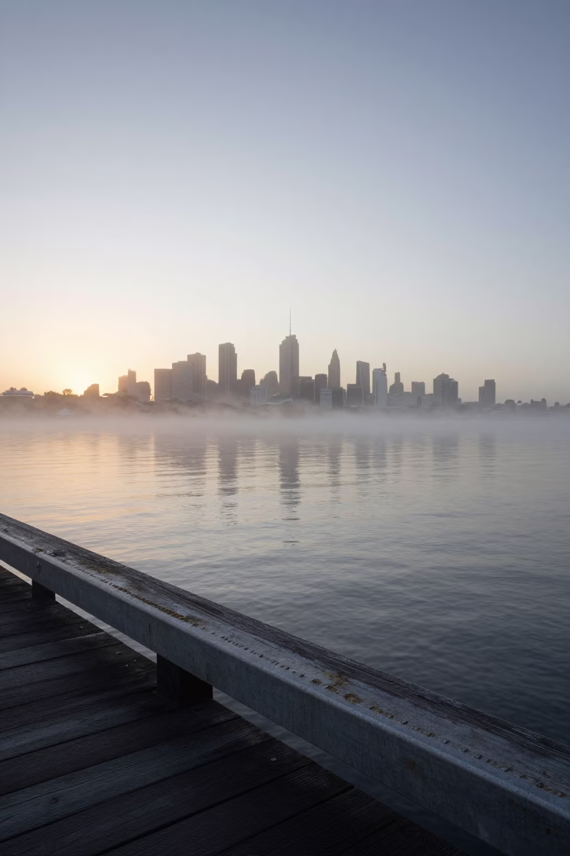 Metal Rim in Perth in in Perth, Western Australia, Australia