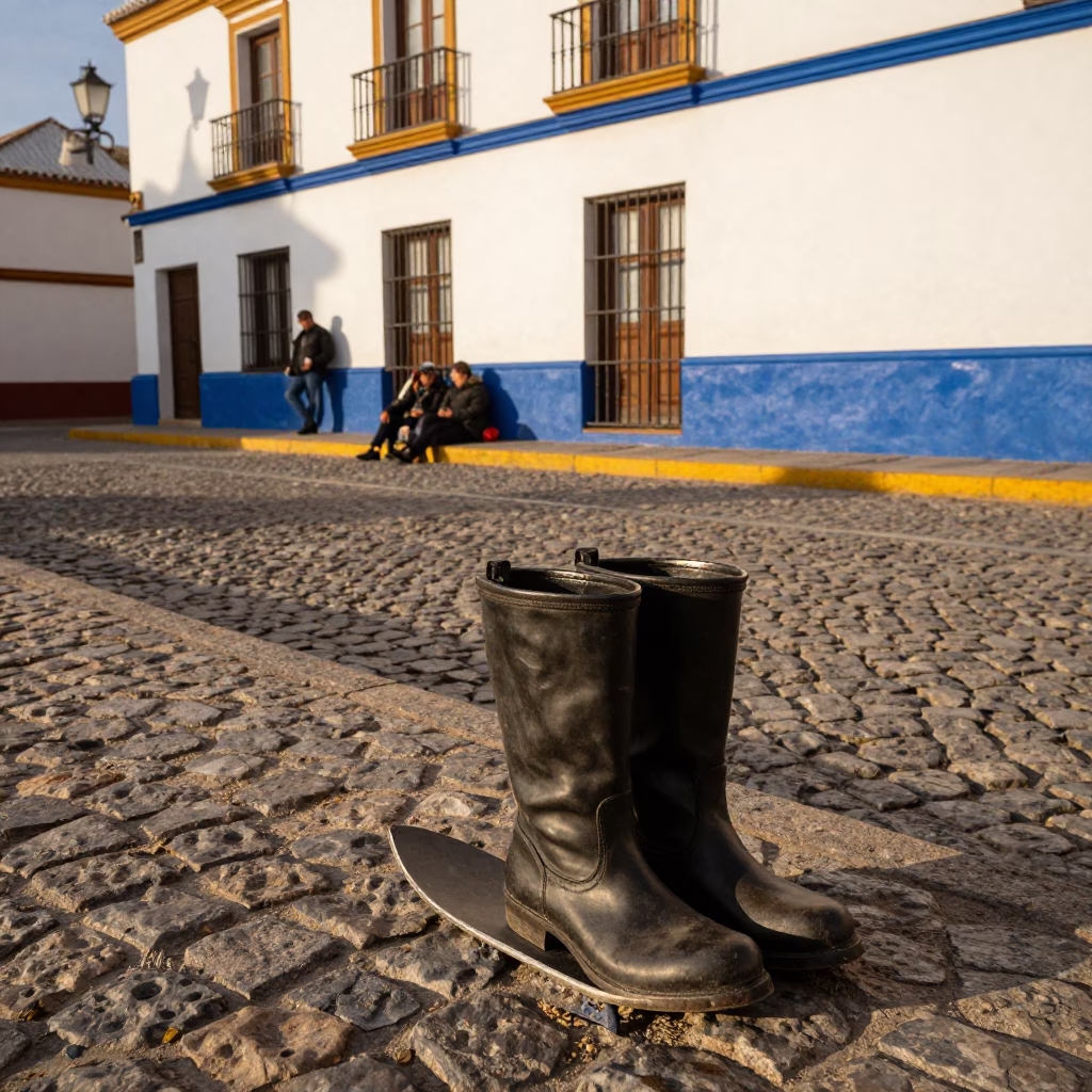 Metal Rim in Seville in in Seville, Spain