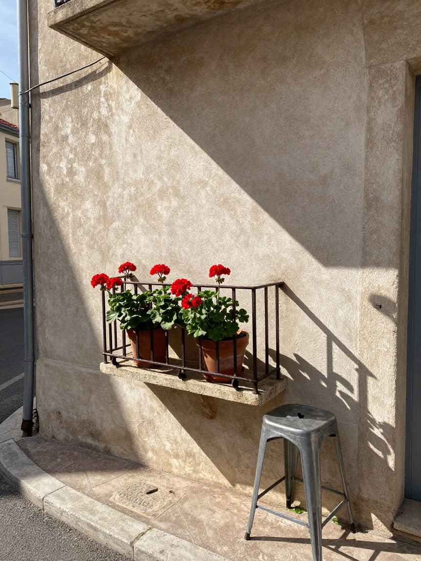 Metal Stool in Nice in in Nice, France
