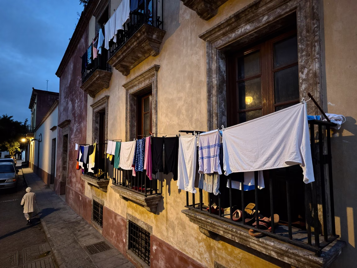 Mexico City Evening Scene in in Mexico City, Mexico