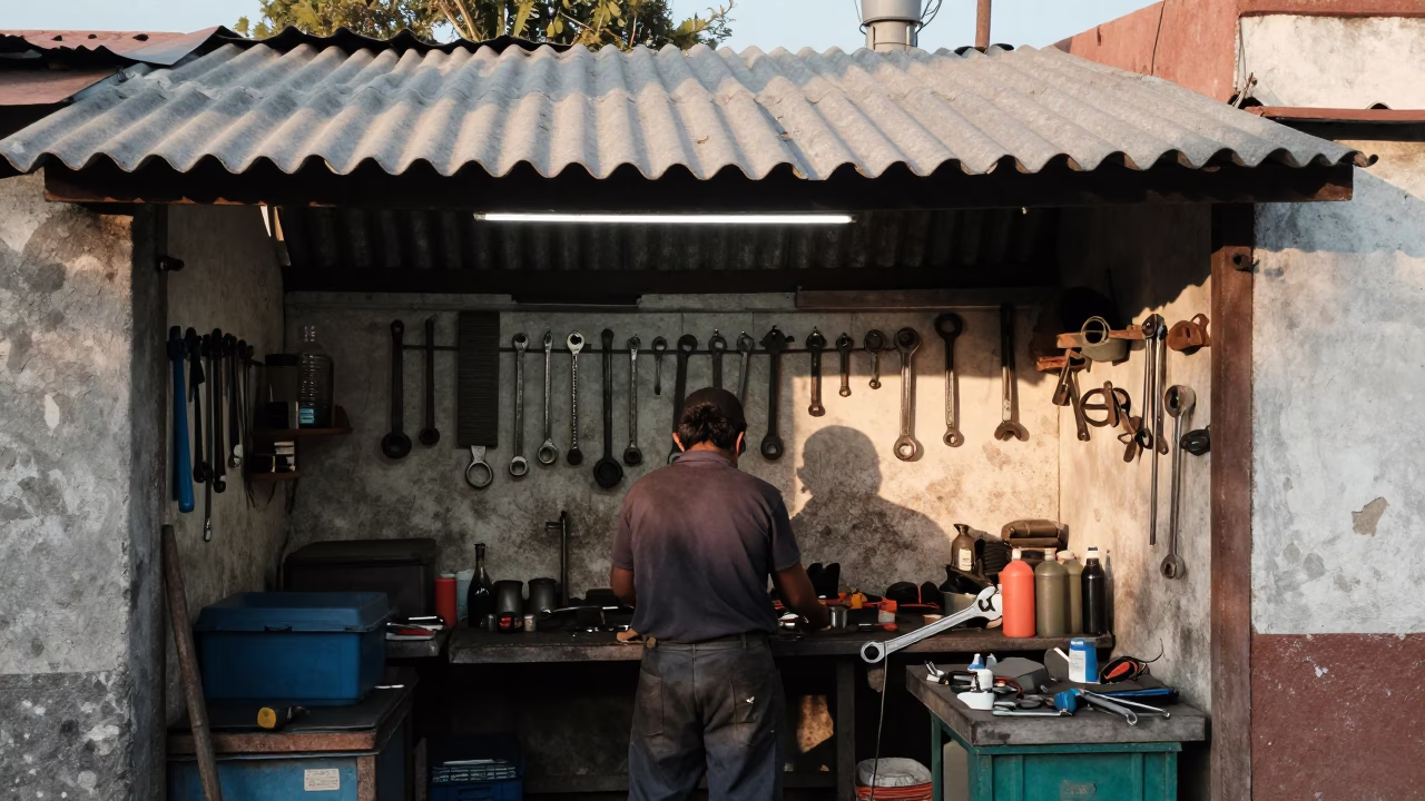 Mexico City Mechanic Workspace in in Mexico City, Mexico