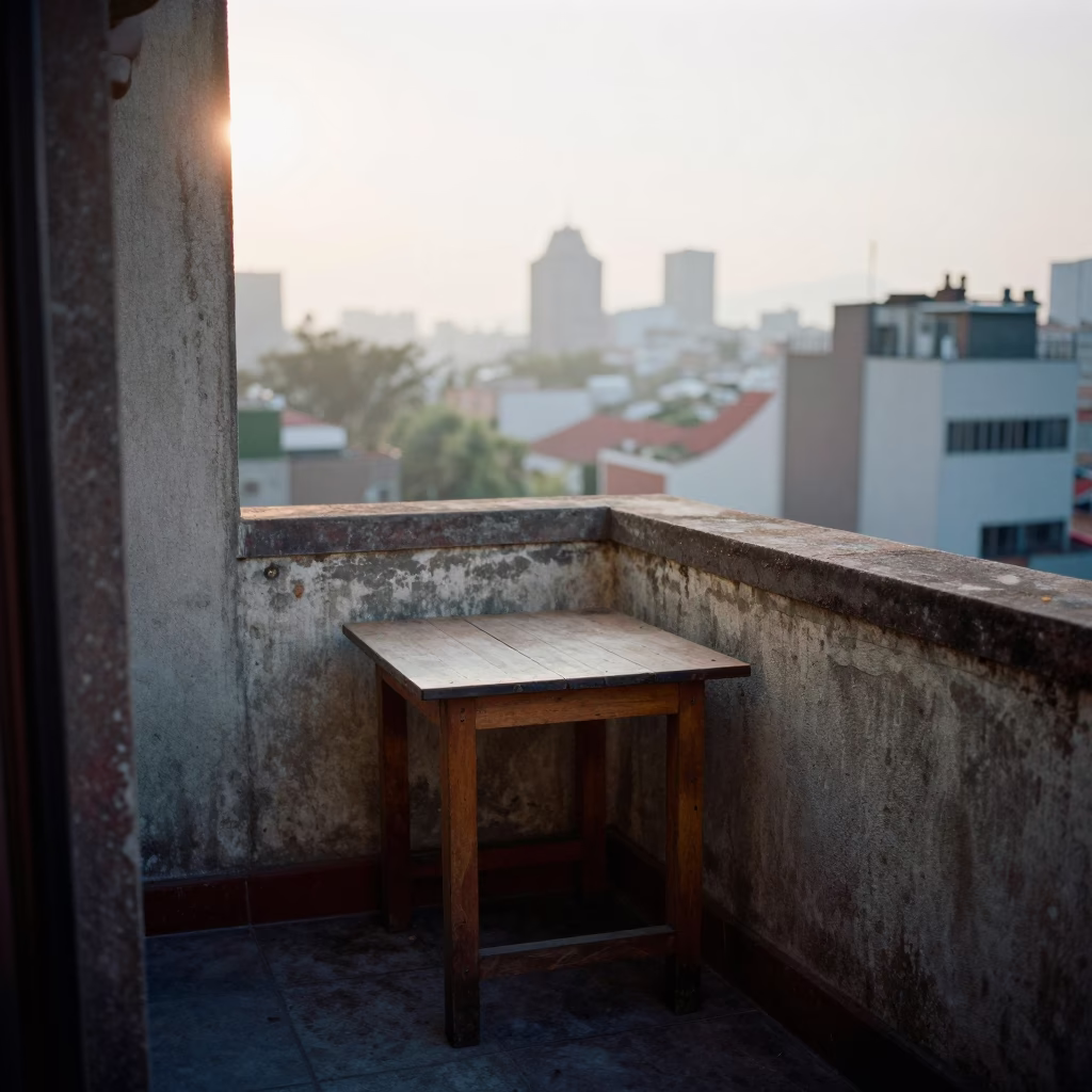 Mexico City Morning Light at As First Light Reaches The Scene in in Mexico City, Mexico
