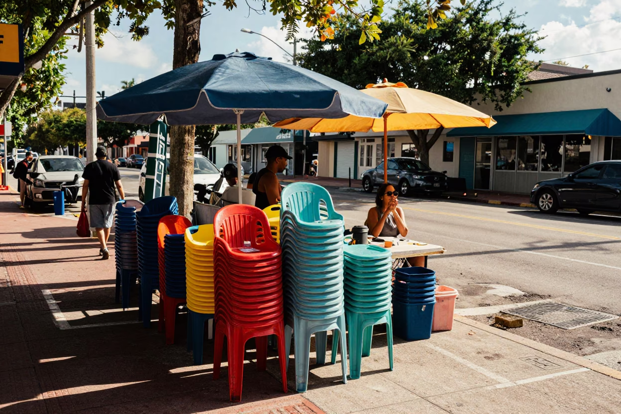 Miami Early Afternoon at The Early Afternoon Light in in Miami, Florida, United States
