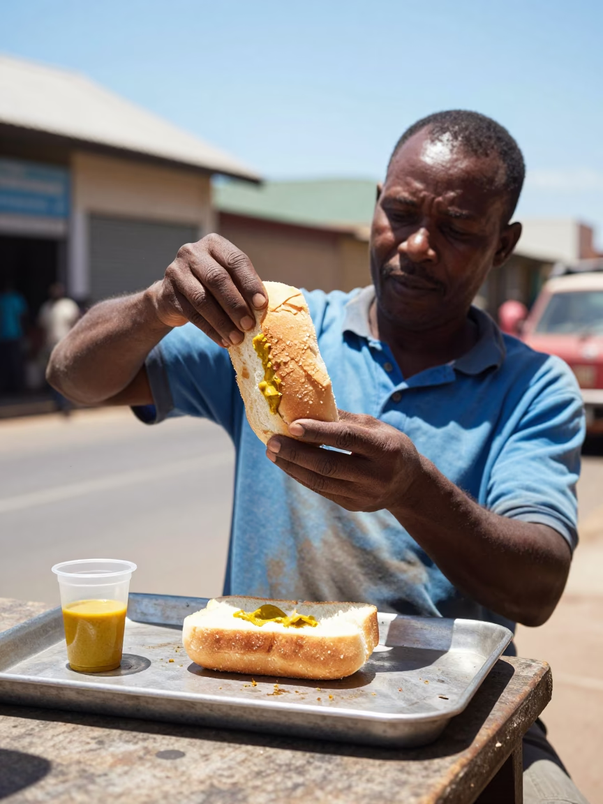 Midday Light on Chow Curry in Durban in in Durban, South Africa