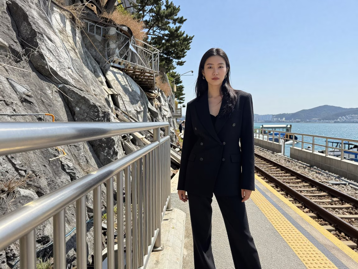 Midday Light on Midday Portrait in Busan in in Busan, South Korea