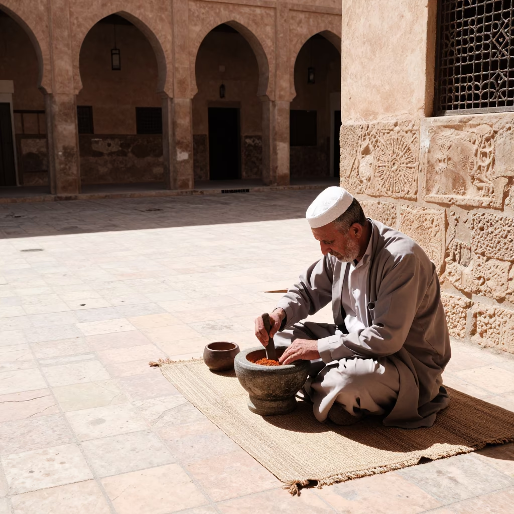 Midday Light on Midday Sunlight in Fez in in Fez, Morocco