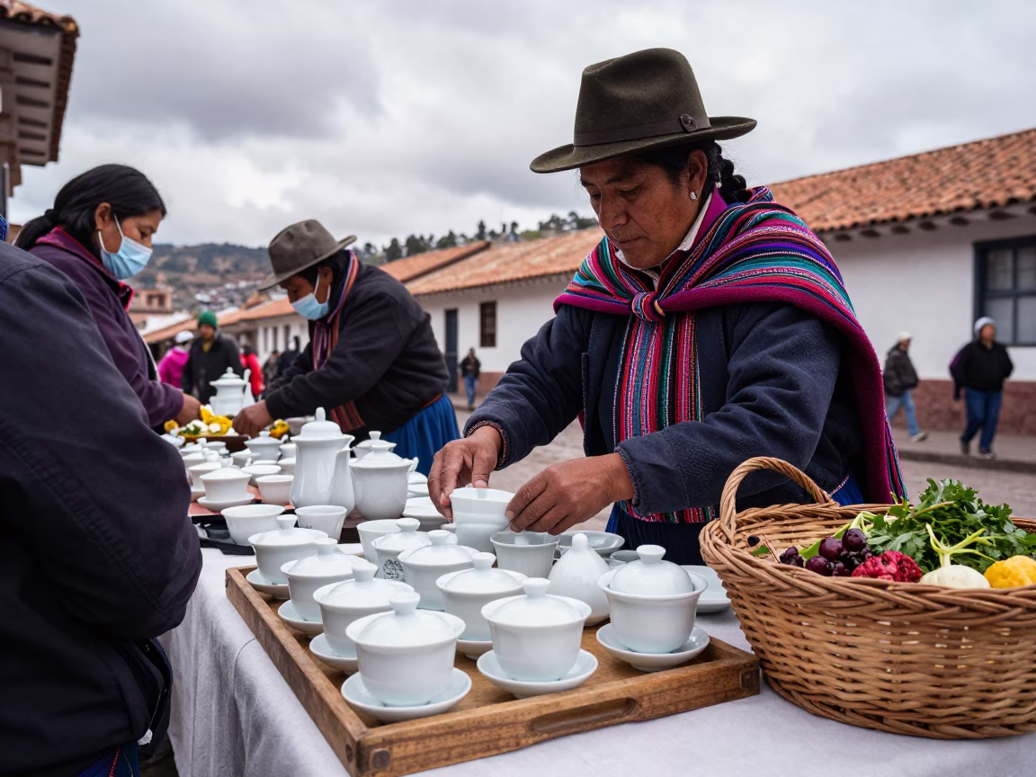 Midday Light on Overcast Midday in Cusco in in Cusco, Peru