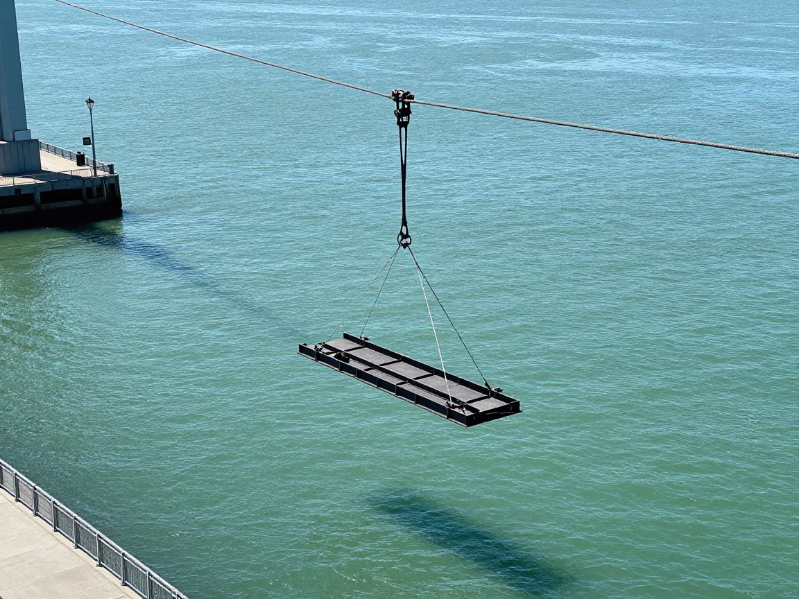 Midday Light on River Water in San Francisco in in San Francisco, California, United States