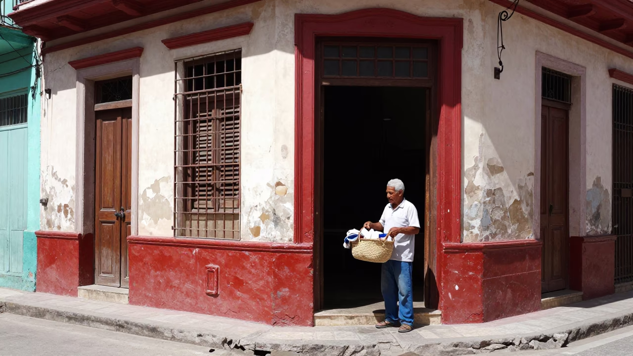 Midday Light on Scene Midday in Havana in in Havana, Cuba