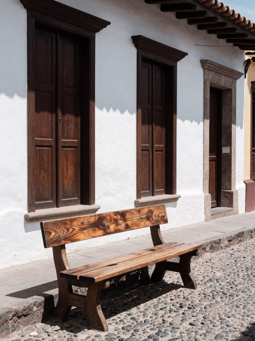 Midday Light on Street Scene in Quito in in Quito, Ecuador