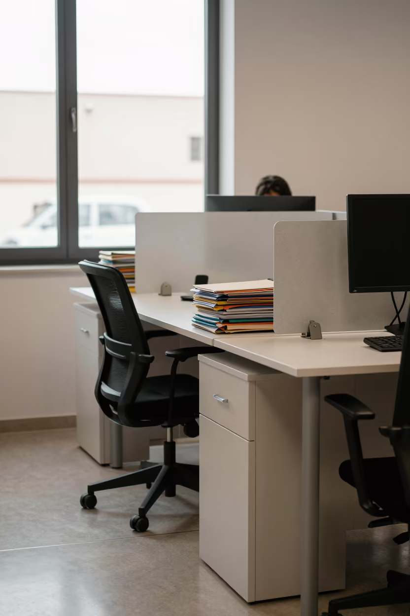Midday Office Clipboard with Dull Acrylic in inside a coworking floor near Taourirt