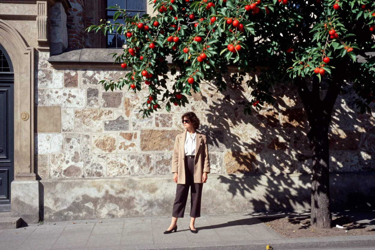 Midday Portrait in Krakow at Midday Light in in Krakow, Poland