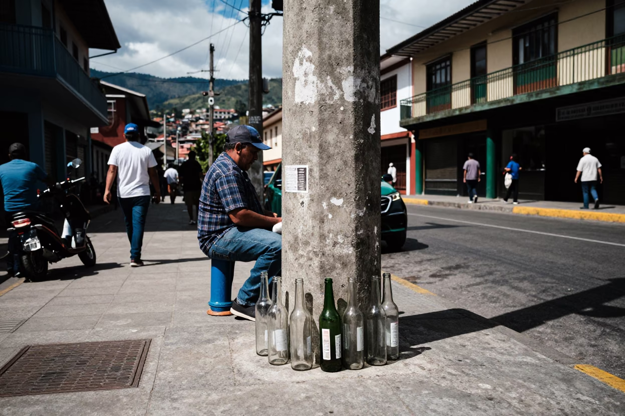 Midday Scene at Midday Light in Medellin in in Medellin, Colombia