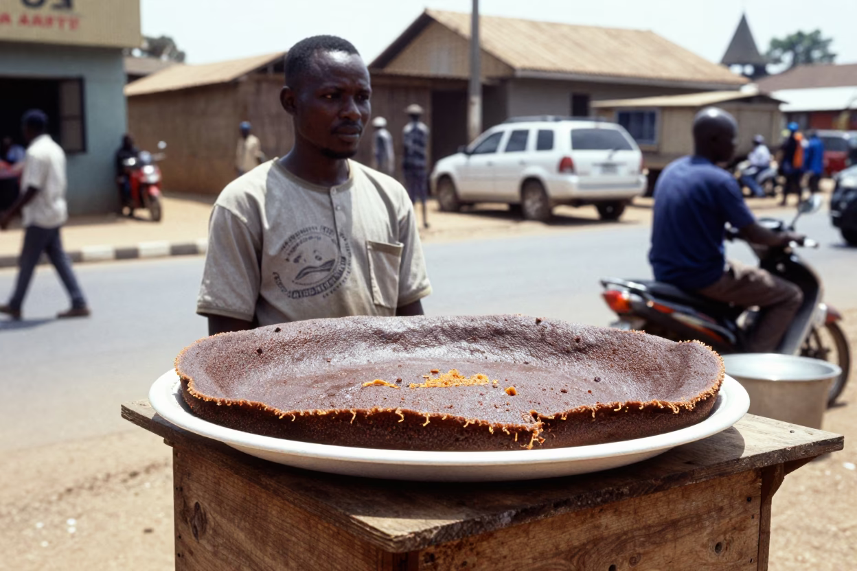 Midday Scene in Accra at Midday Light in in Accra, Ghana