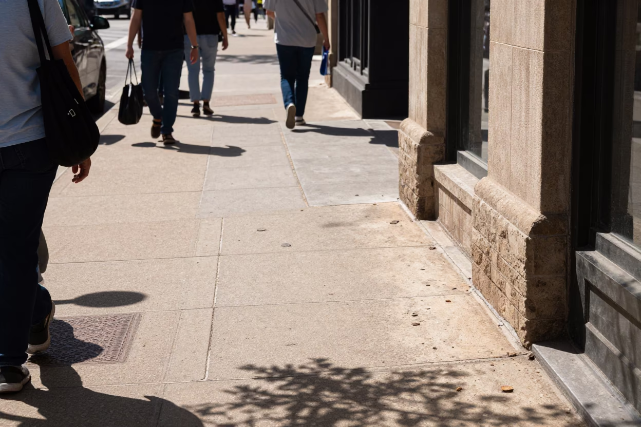 Midday Sunlight in Austin at Midday Light in in Austin, Texas, United States