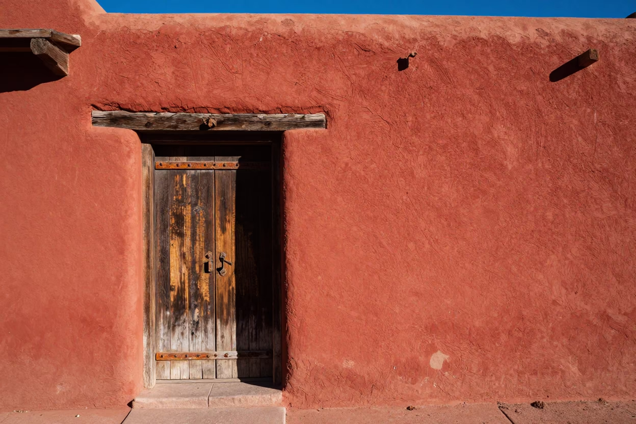 Midmorning Light at Bright Midmorning Light in Santa Fe in in Santa Fe, New Mexico, United States