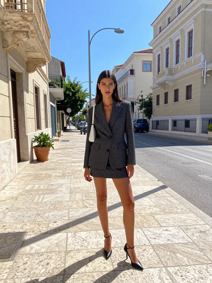 Midmorning Light in Athens at Bright Midmorning Light in in Athens, Greece