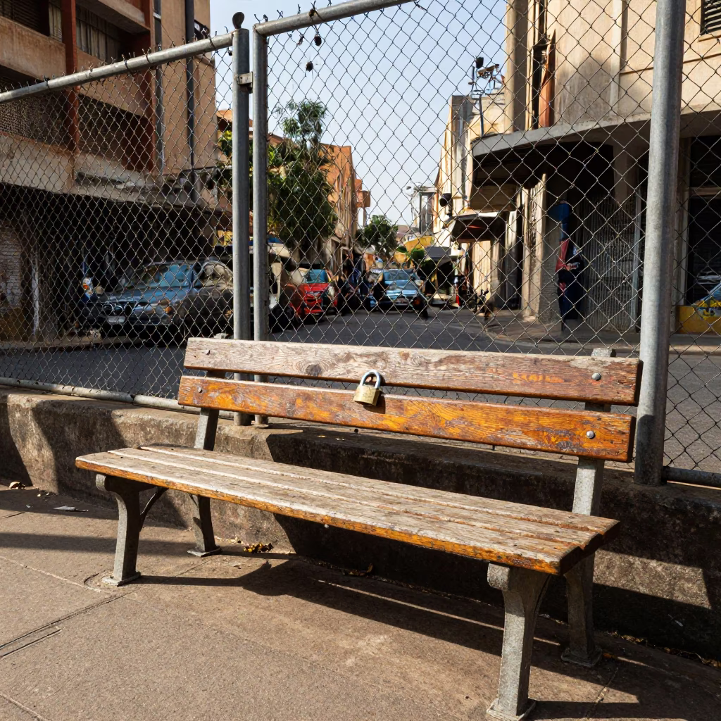 Midmorning Light in Johannesburg at Bright Midmorning Light in in Johannesburg, South Africa