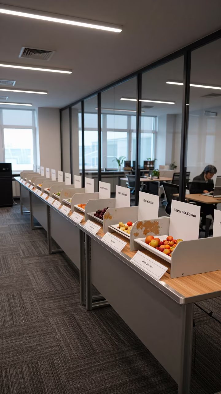 Midnight Conference Catering Board in Nizhny Novgorod in inside a coworking floor in Nizhny Novgorod