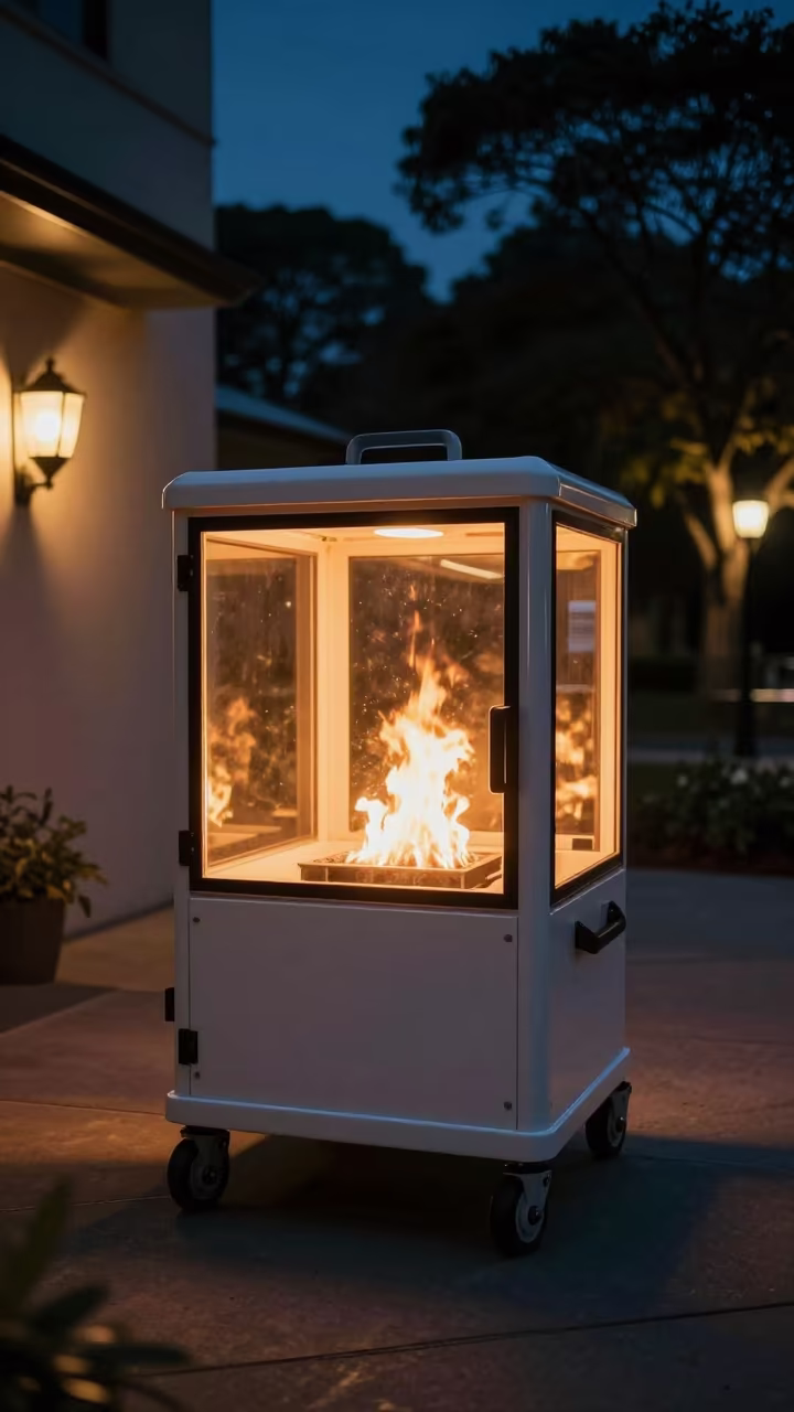 Midnight Courier Dolly in Brisbane Imaging Suite in inside an imaging suite near Brisbane