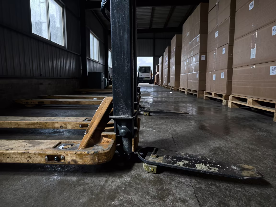 Midnight Fork Tip Guard at Cabimas Packing Station in at a fulfillment packing station in Cabimas