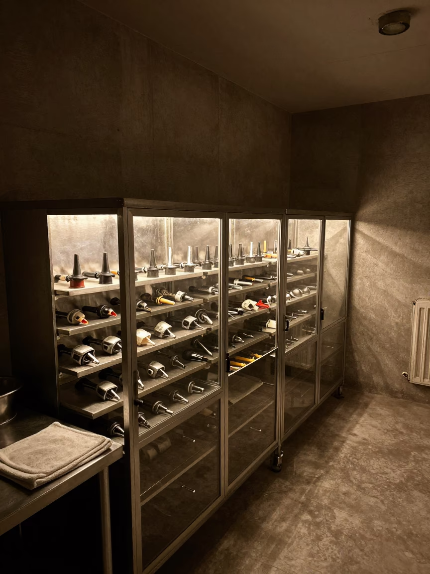 Midnight Grooming Muzzle Drawer Tando Allahyar in inside a grooming bay in Tando Allahyar