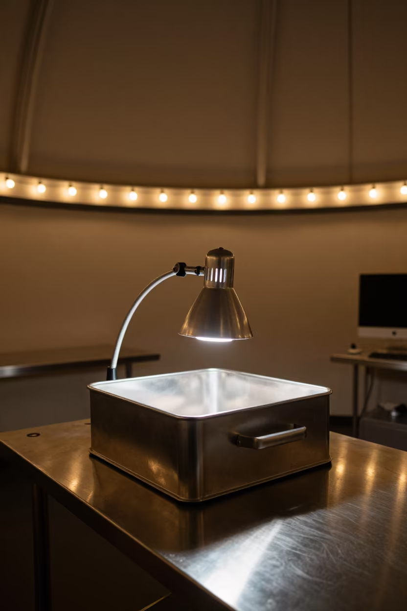 Midnight Lab Lamp Handle Cover Halifax Observatory in inside an observatory control room near Halifax